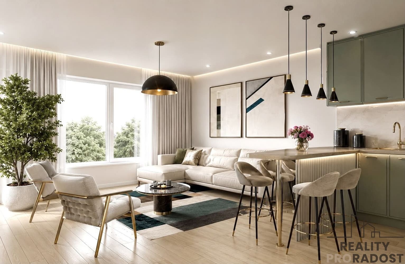 Prodej bytu 2+kk 56 m²