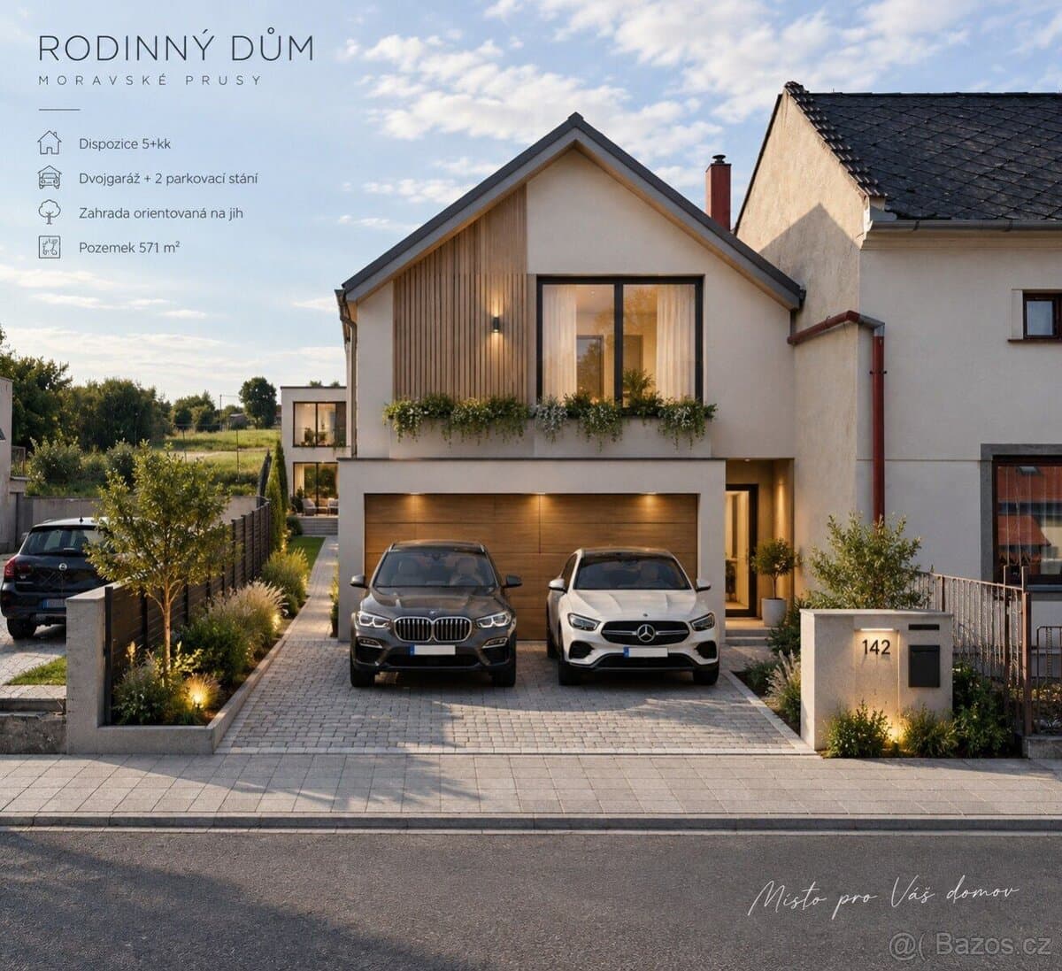 Prodej stavebního pozemku 572 m2, Moravské Prusy