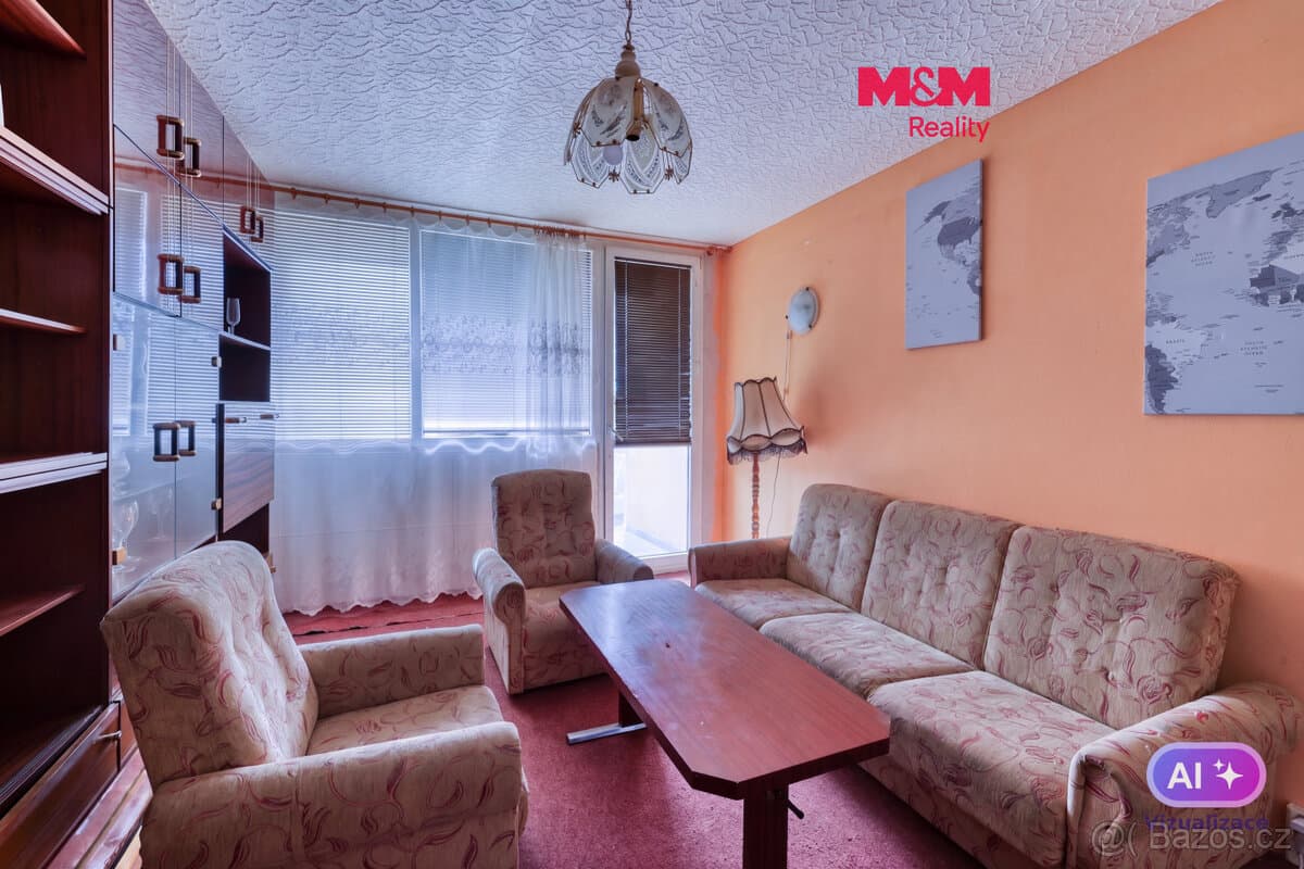 Prodej bytu 2+1, 59 m², Rovná