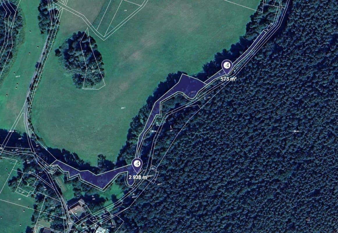 Prodej pozemku 1.170 m²