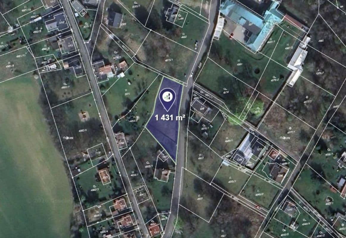 Prodej pozemku 1.431 m²