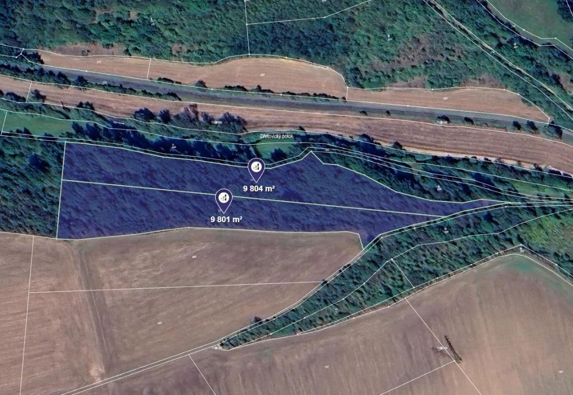 Prodej pozemku 19.605 m²