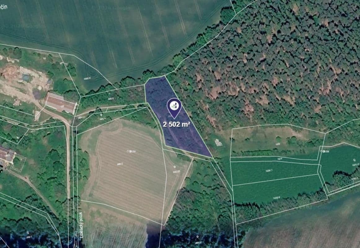 Prodej pozemku 2.502 m²
