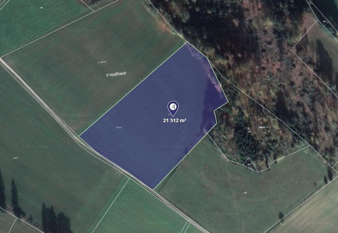 Prodej pozemku 21.512 m²