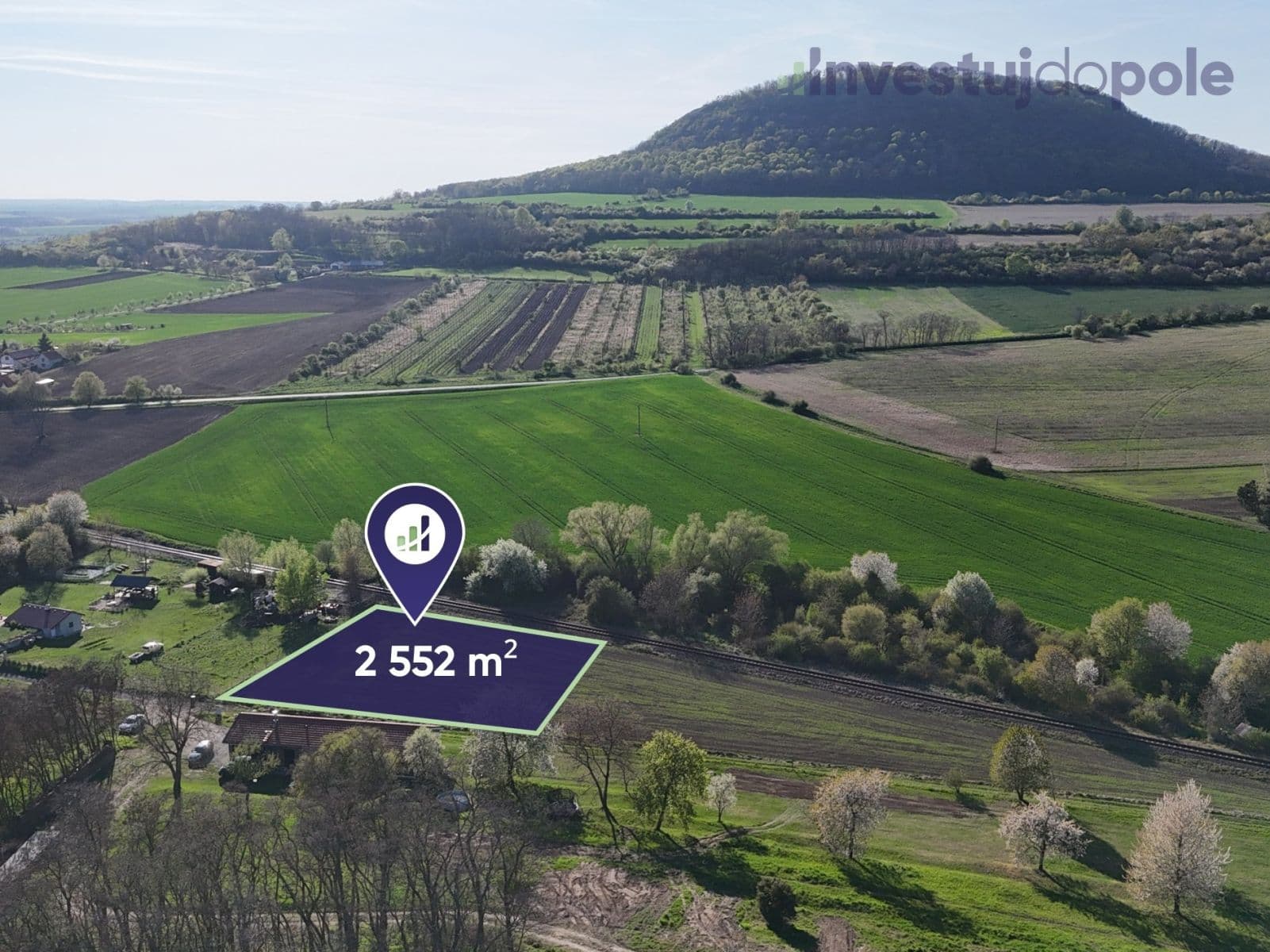 Prodej pozemku 2.552 m²
