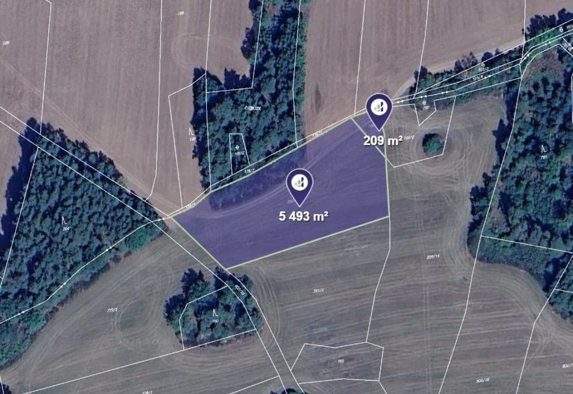 Prodej pozemku 5.702 m²