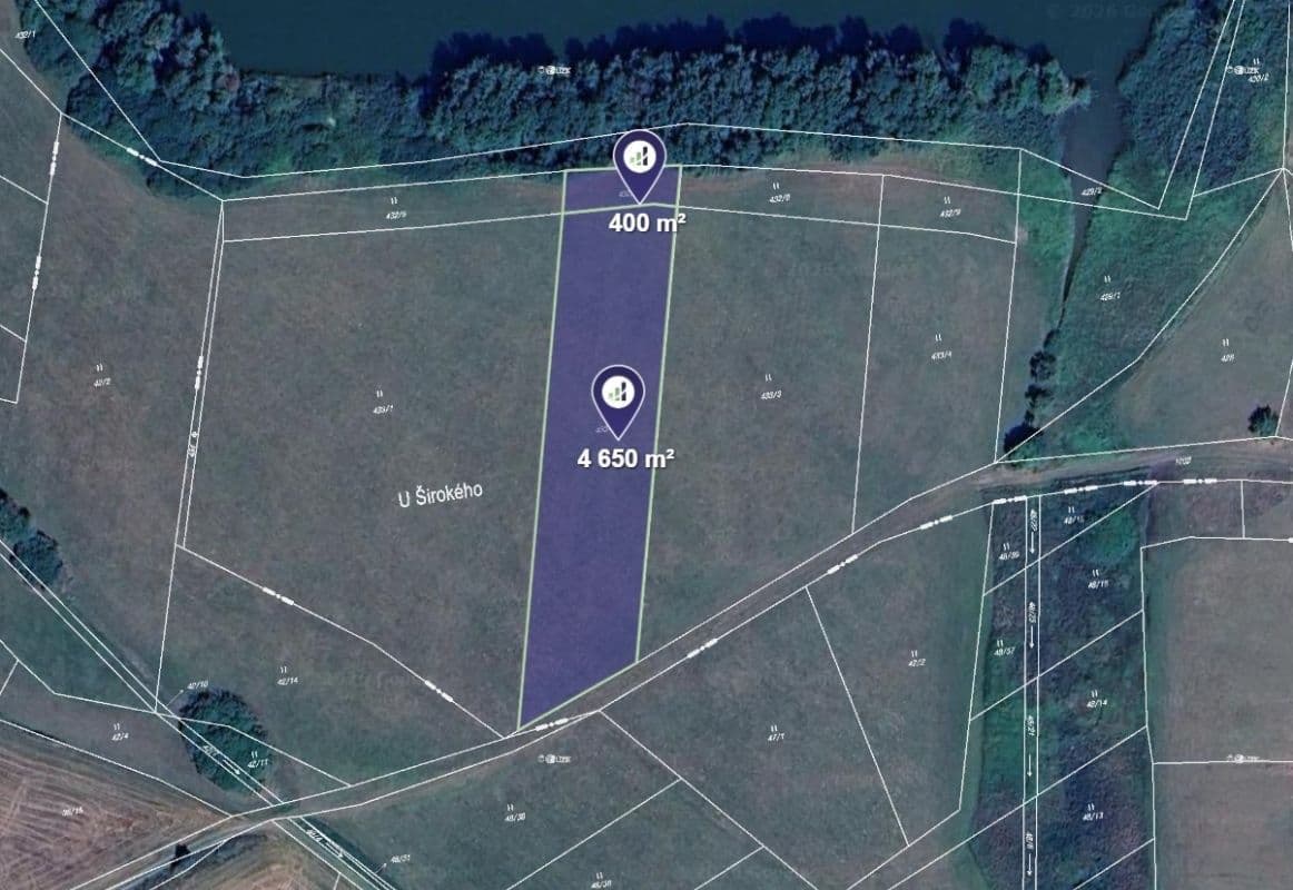Prodej pozemku 5.050 m²