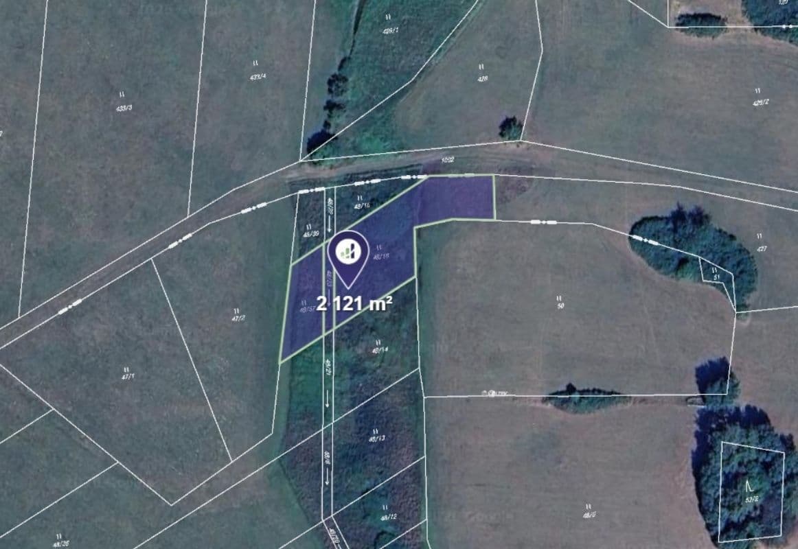 Prodej pozemku 2.121 m²