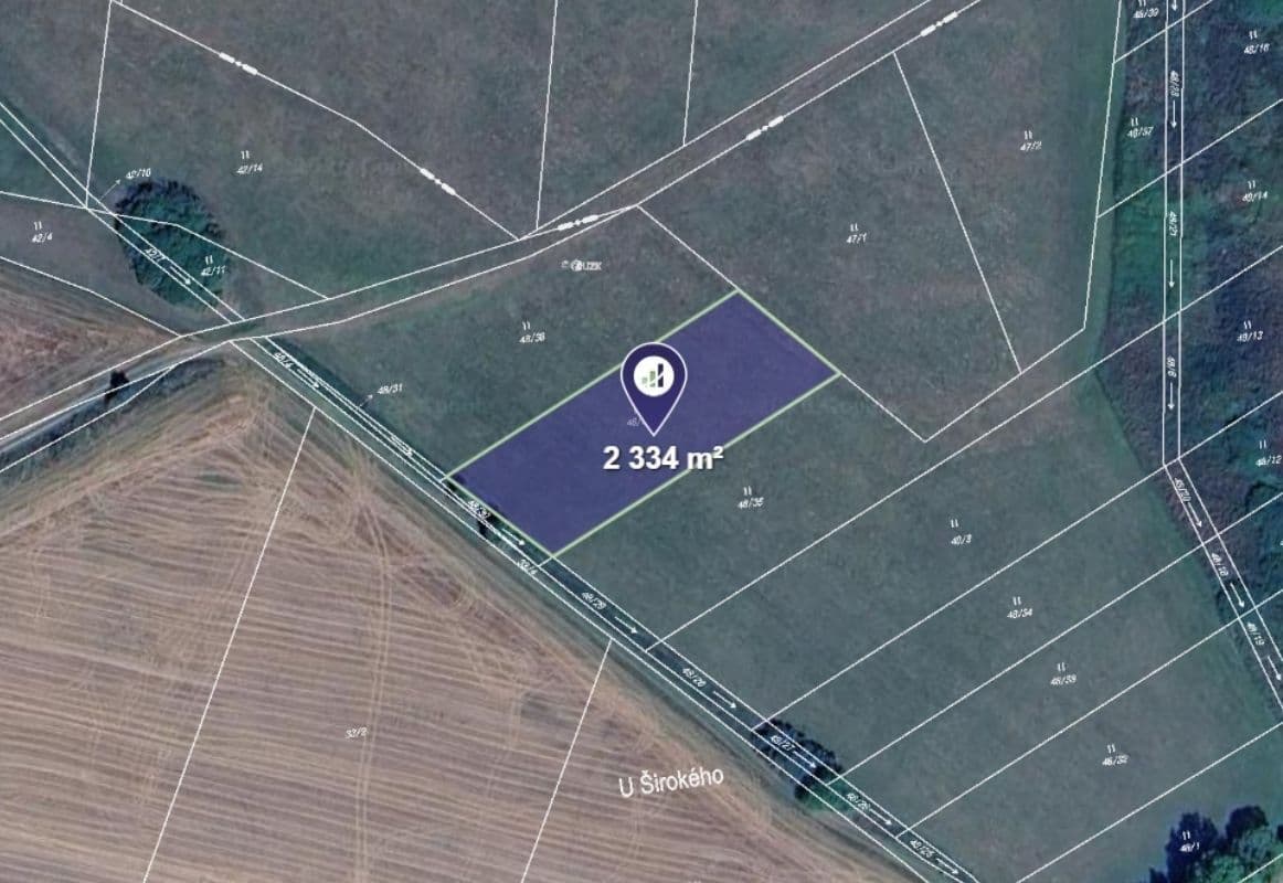 Prodej pozemku 2.464 m²