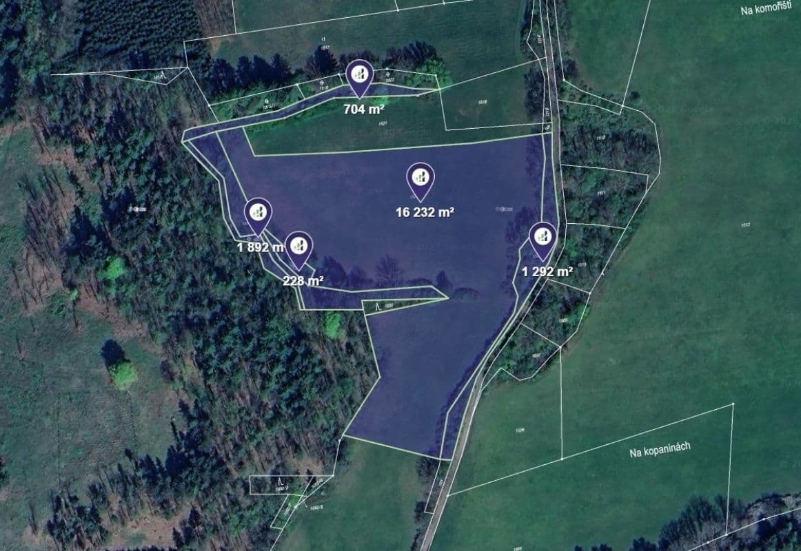 Prodej pozemku 20.348 m²