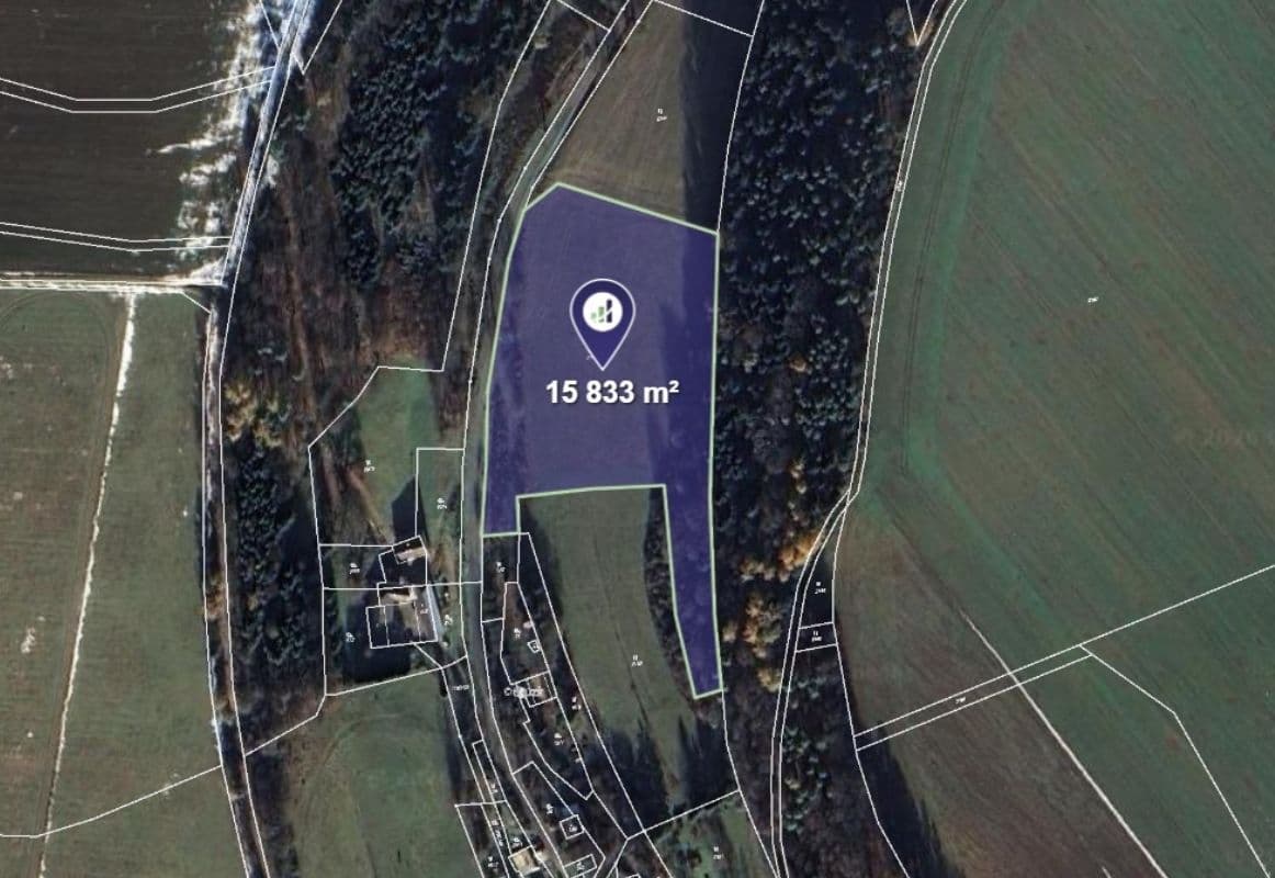 Prodej pozemku 15.833 m²