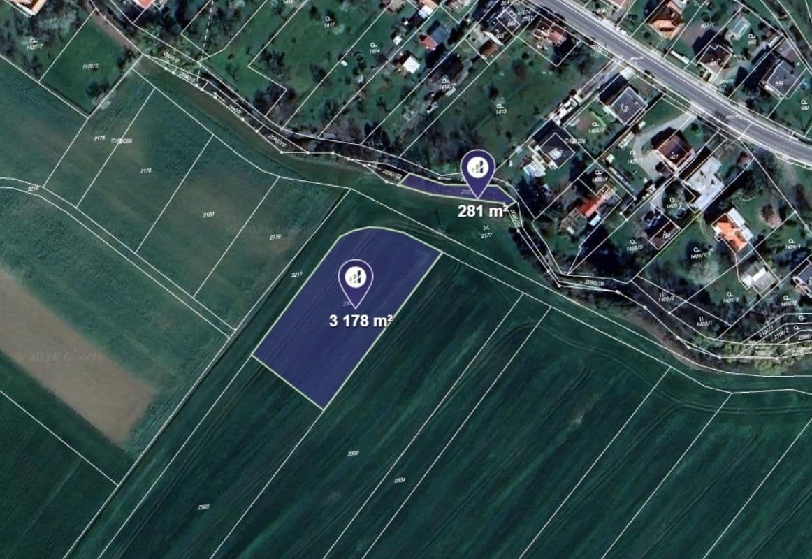 Prodej pozemku 865 m²