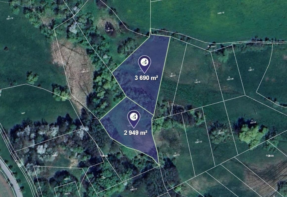 Prodej pozemku 6.639 m²