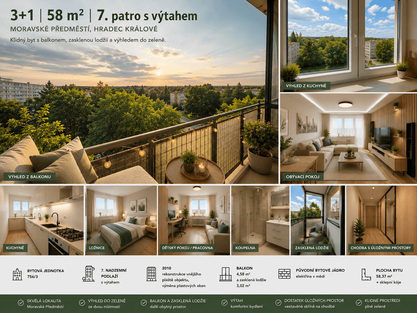 Prodej bytu 3+1 64 m²