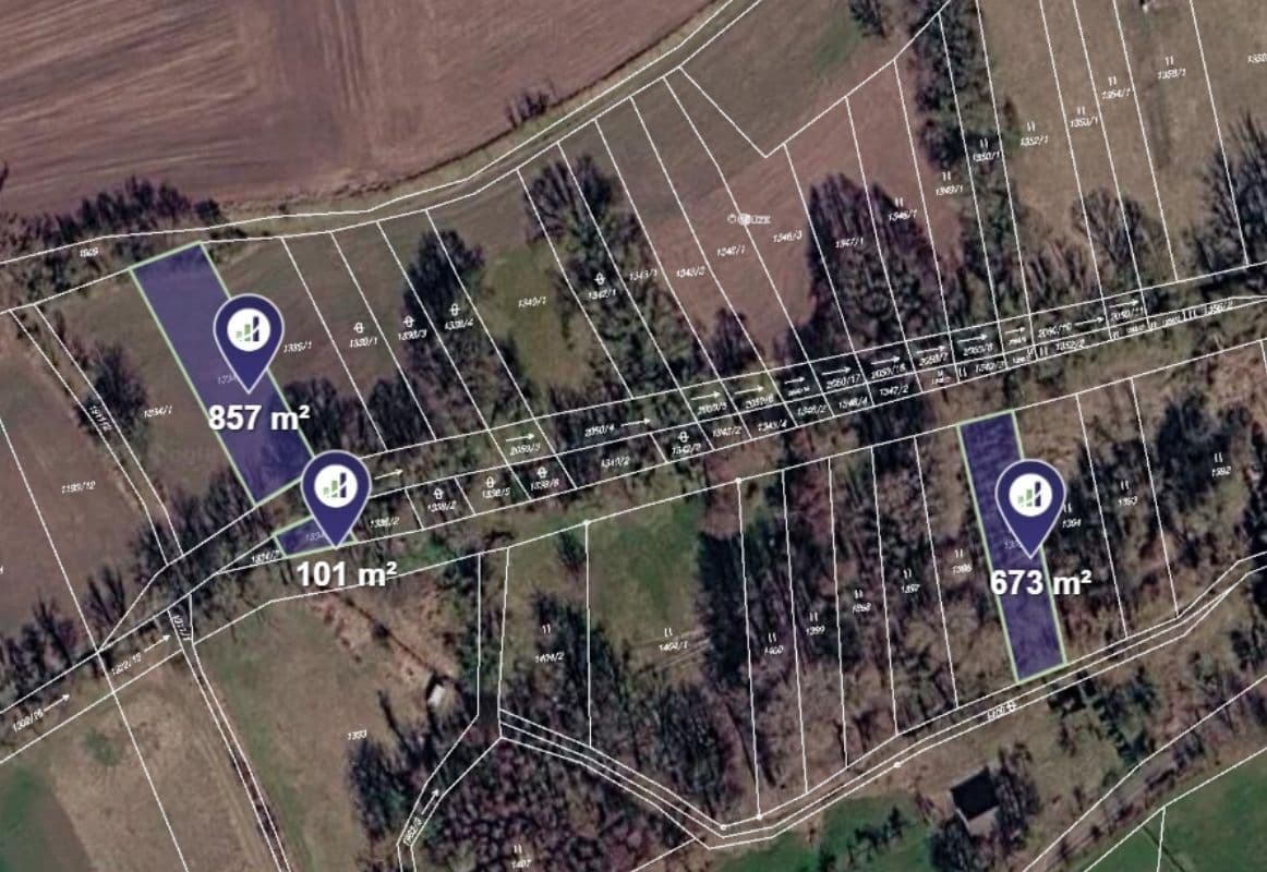 Prodej pozemku 1.631 m²