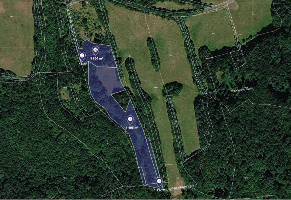 Prodej pozemku 3.661 m²