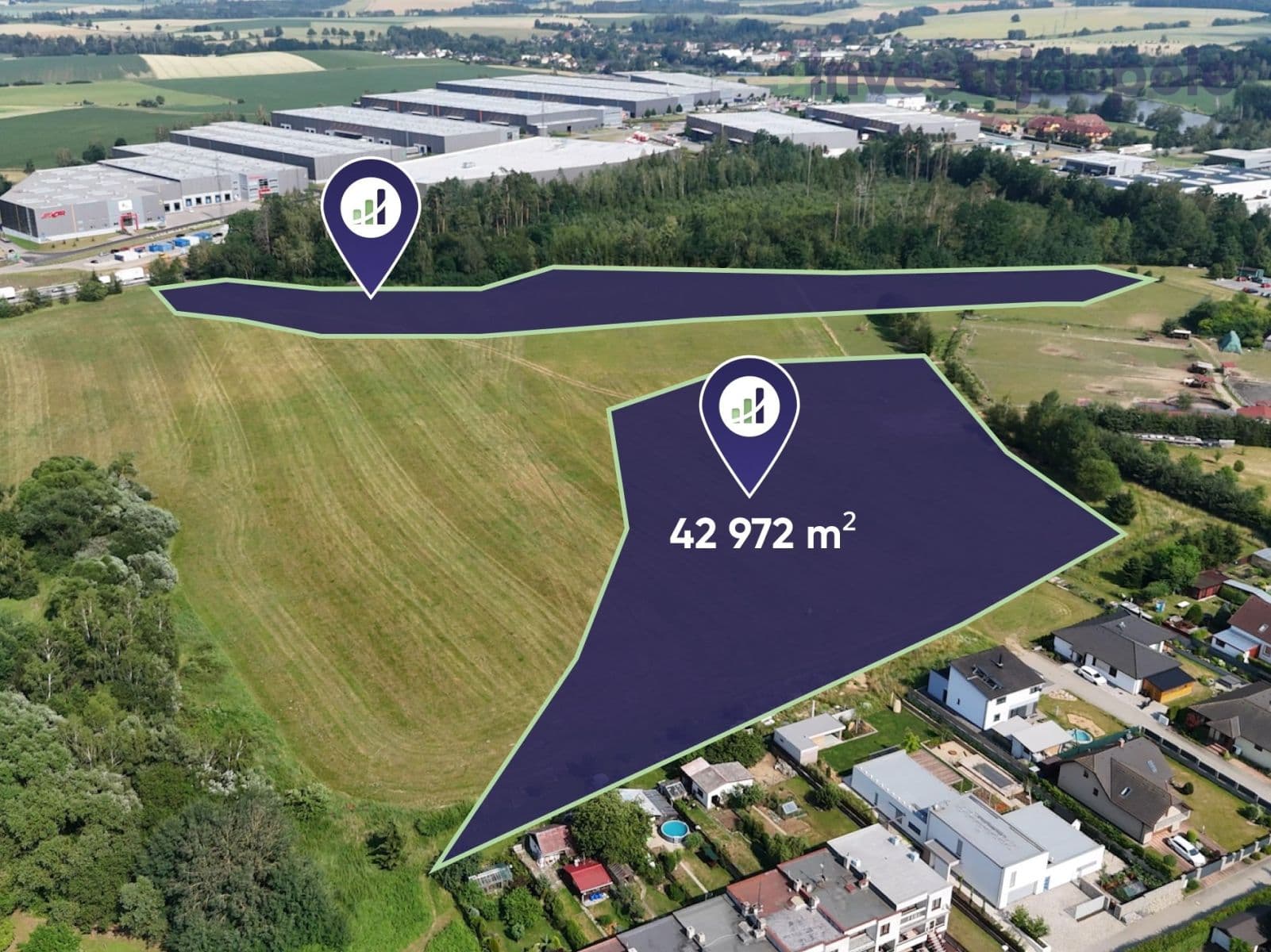 Prodej pozemku 42.972 m²