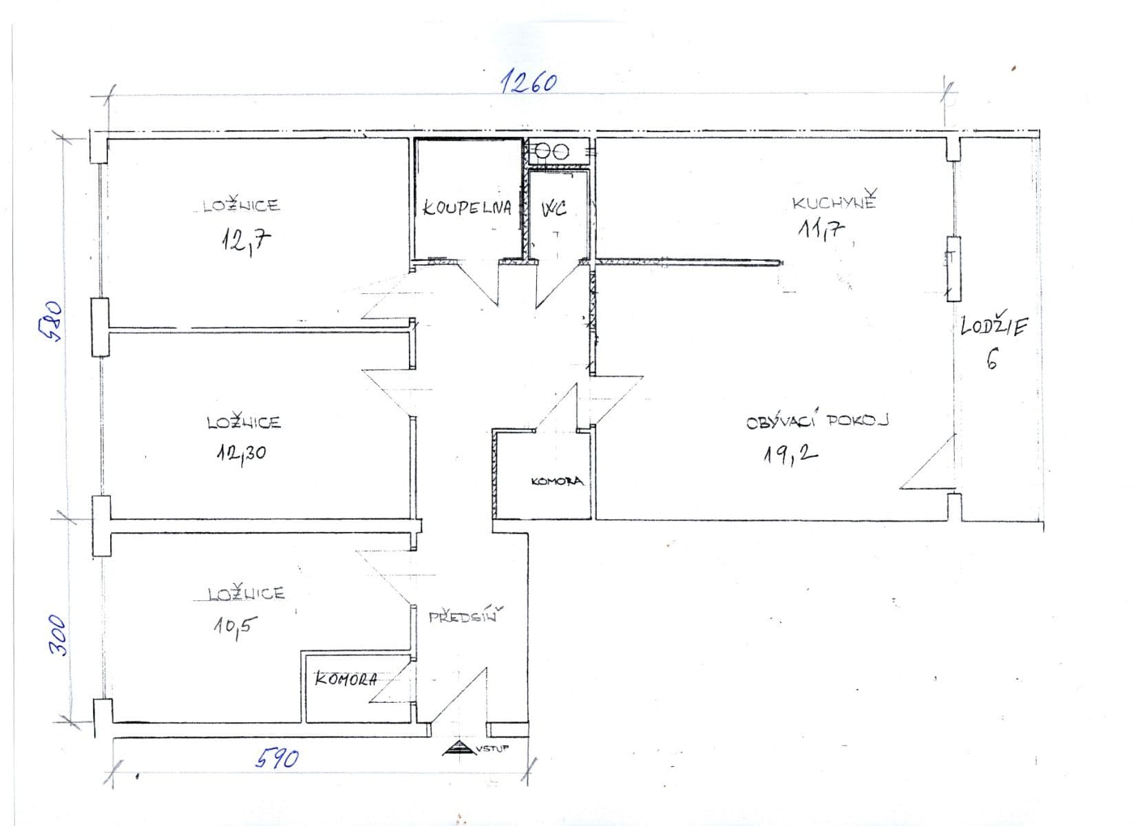 Prodej bytu 4+kk 91 m²