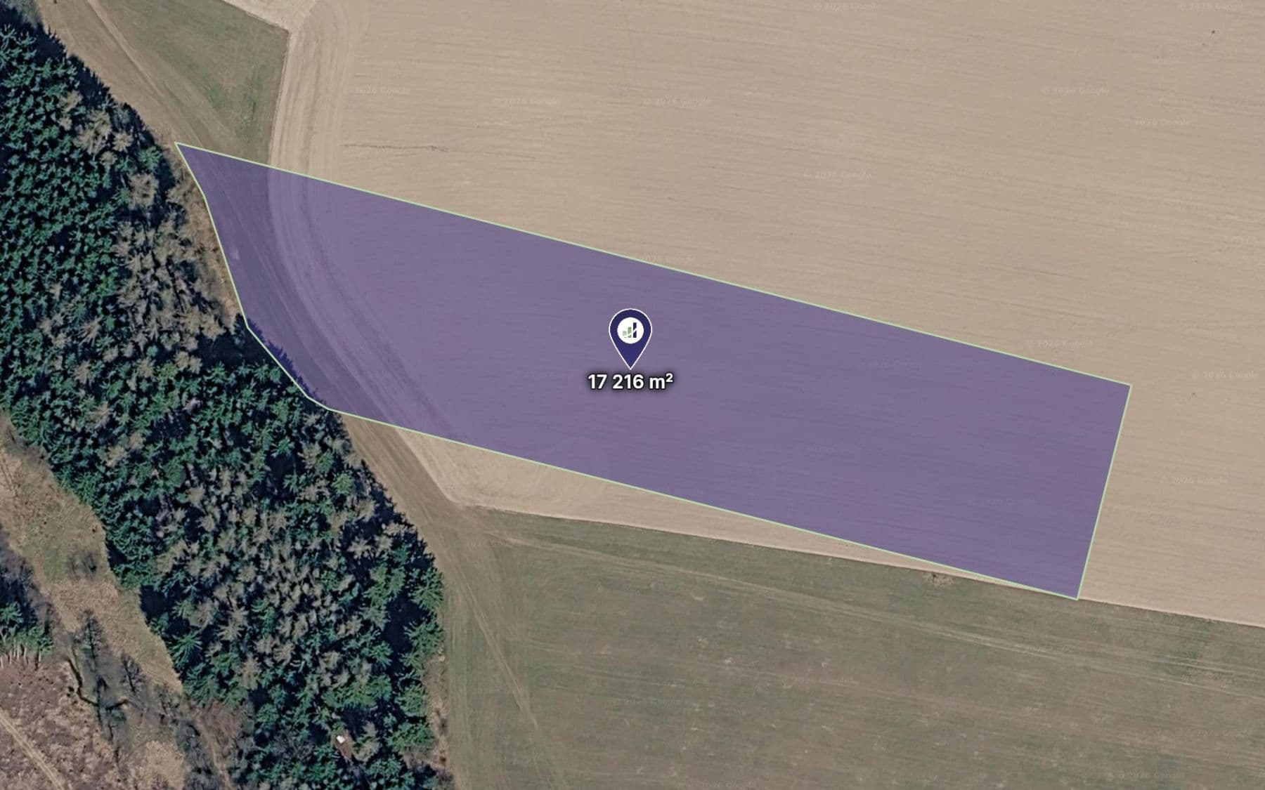 Prodej pozemku 3.443 m²