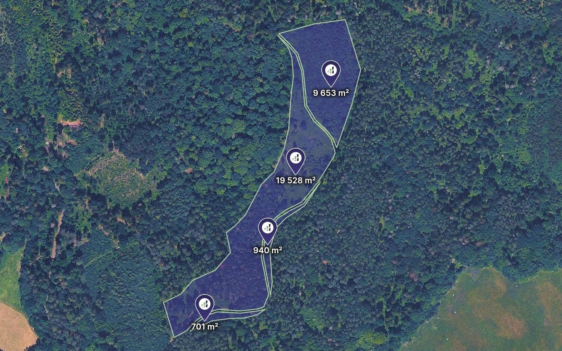 Prodej pozemku 30.822 m²