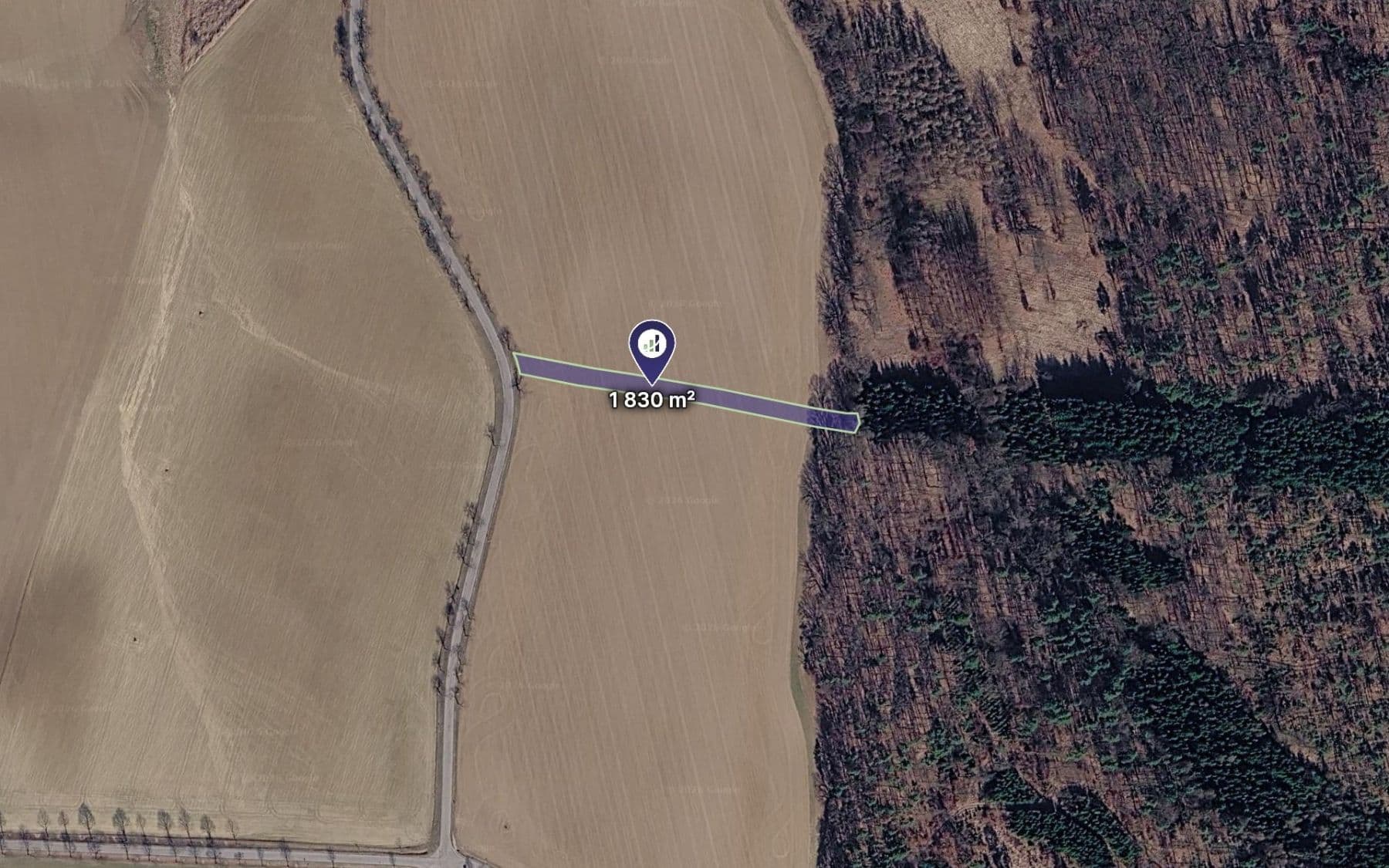 Prodej pozemku 1.830 m²