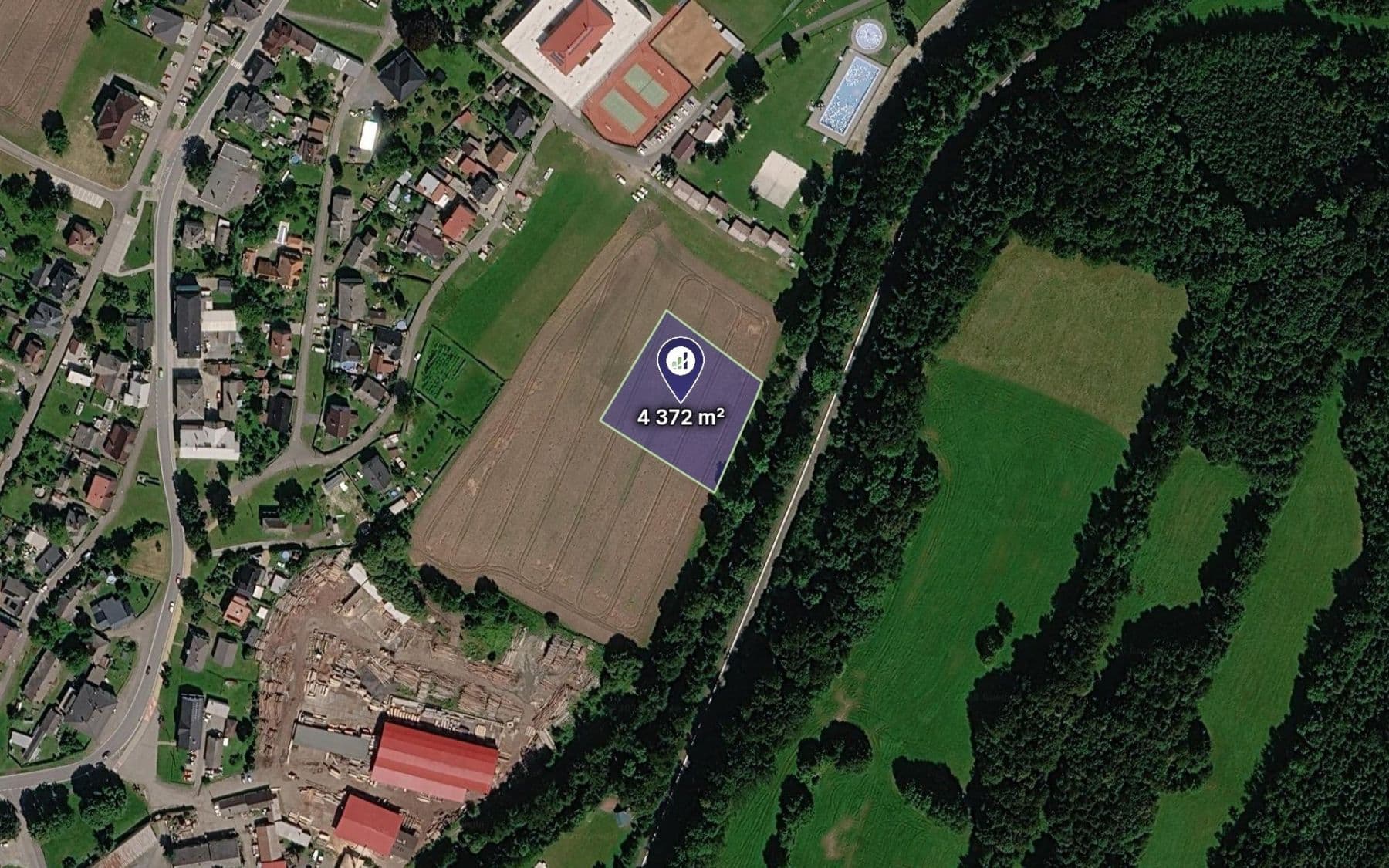 Prodej pozemku 4.372 m²