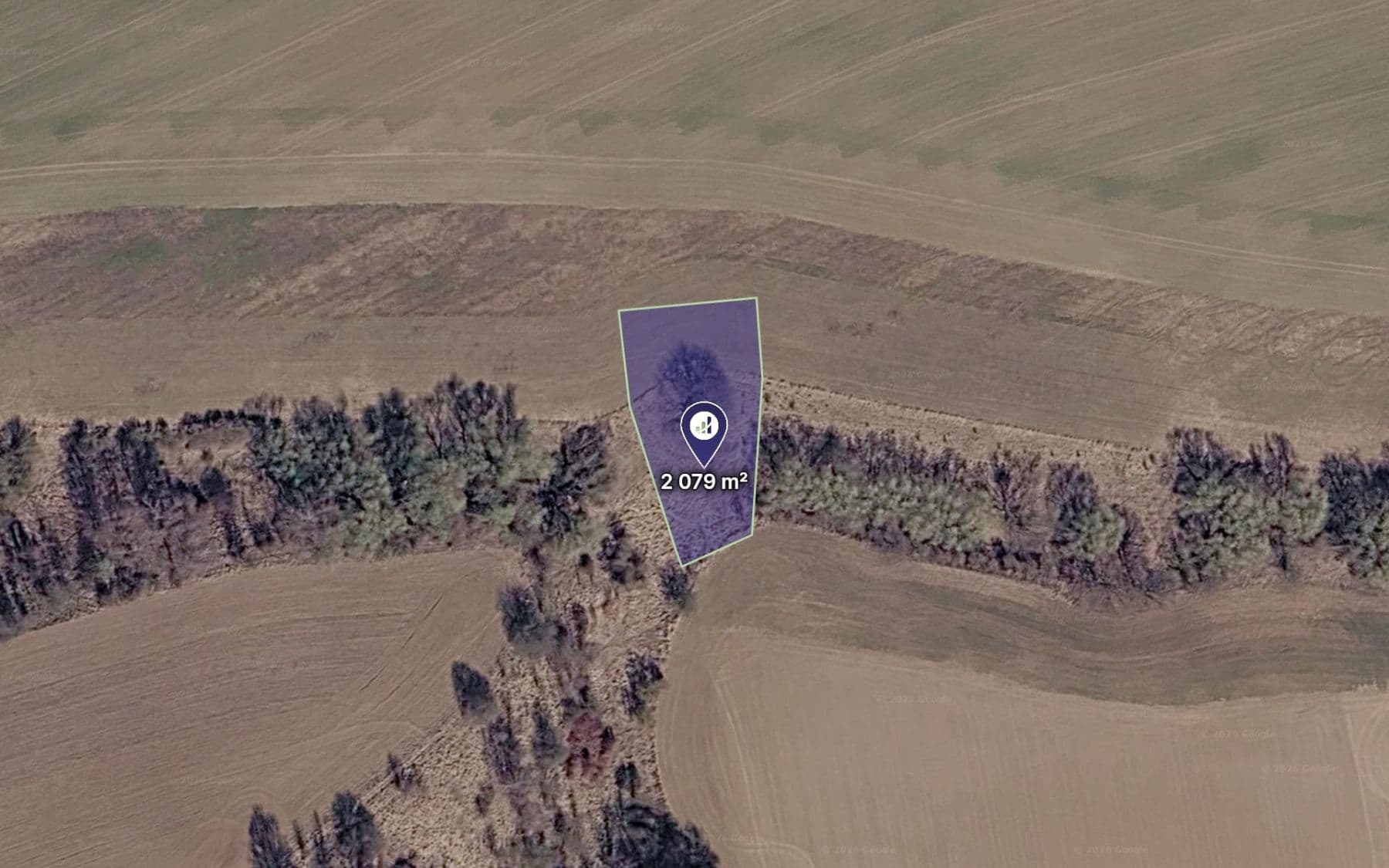 Prodej pozemku 2.079 m²