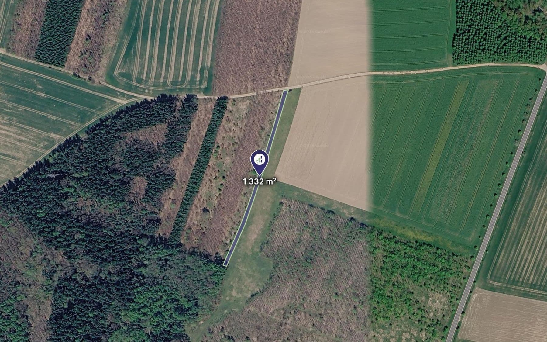 Prodej pozemku 1.332 m²