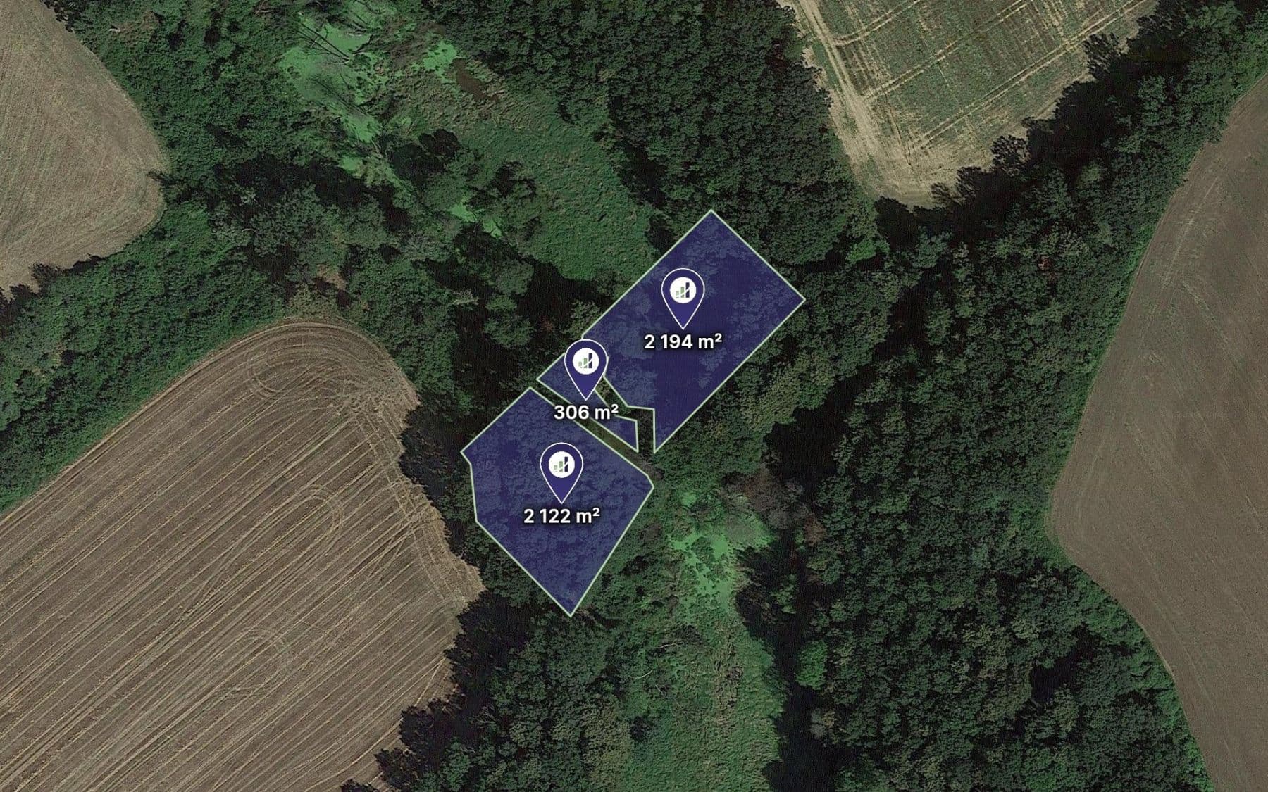 Prodej pozemku 2.889 m²