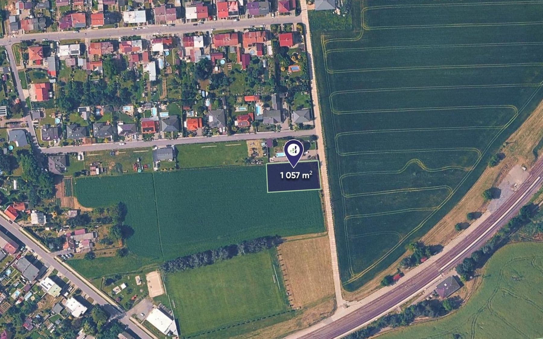 Prodej pozemku 1.057 m²