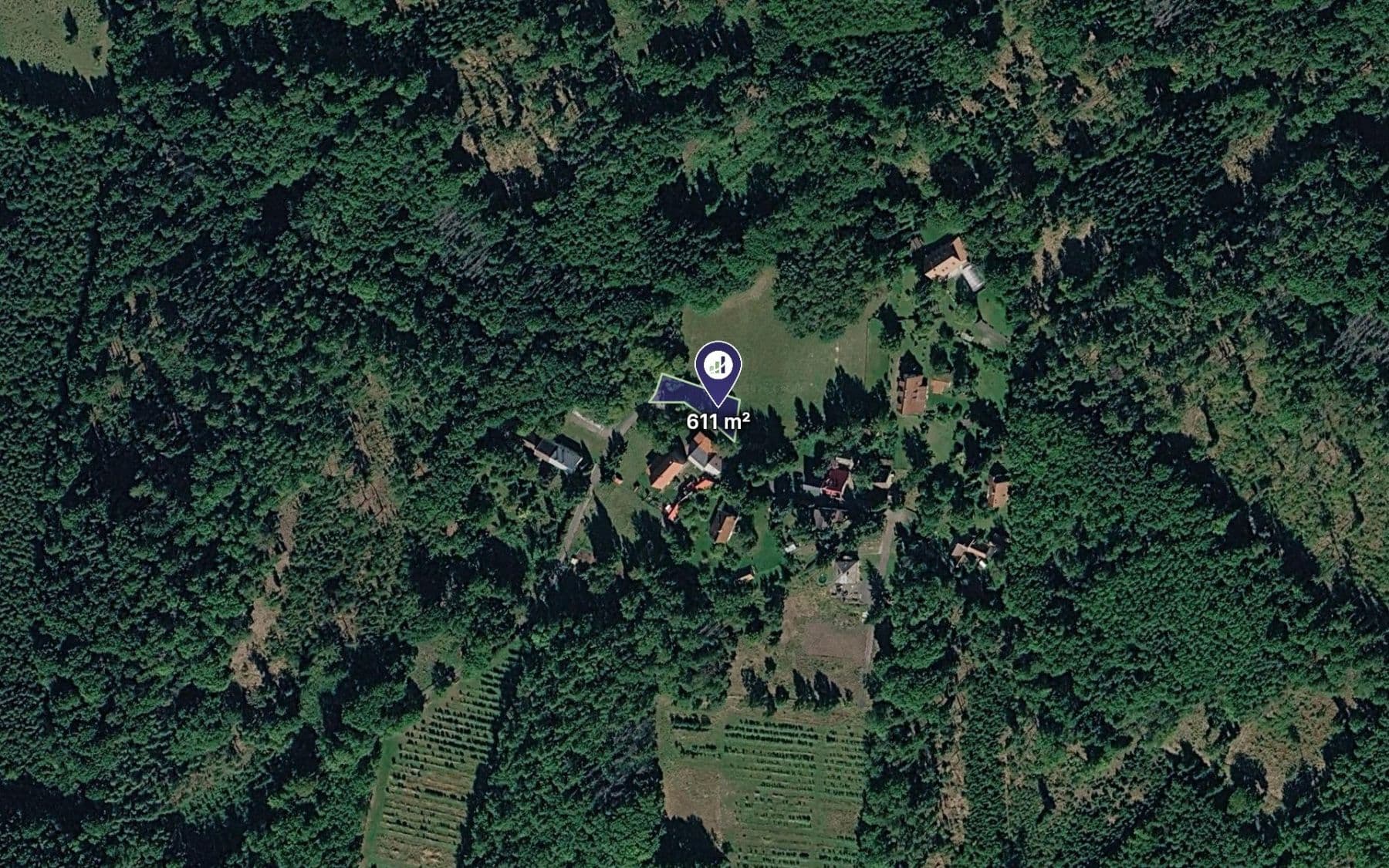 Prodej pozemku 611 m²