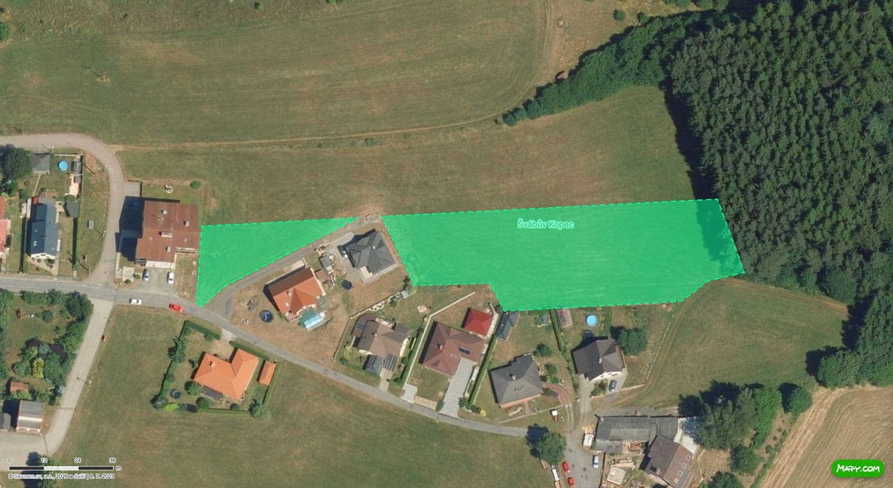 Prodej pozemku 4.232 m²