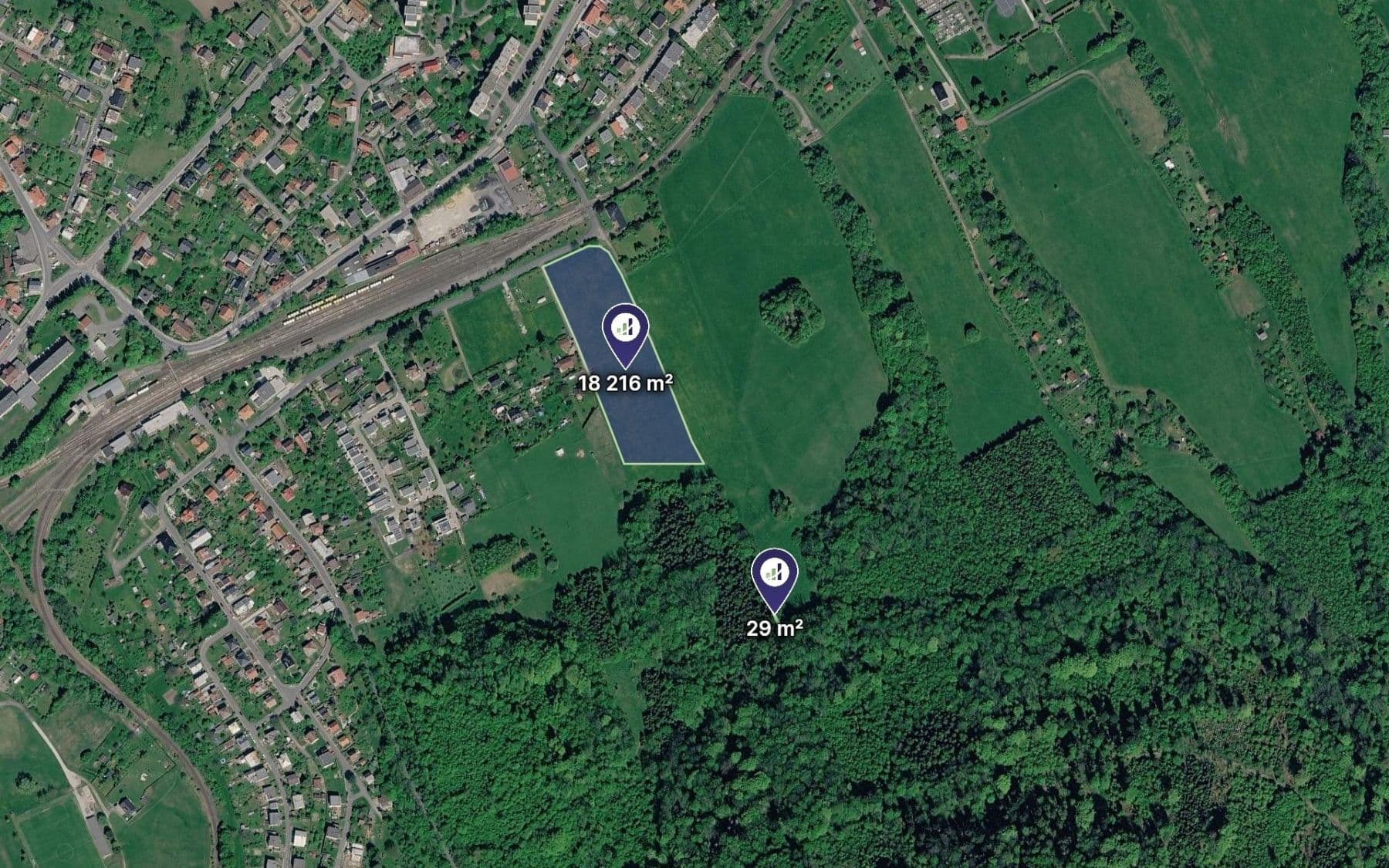 Prodej pozemku 6.082 m²