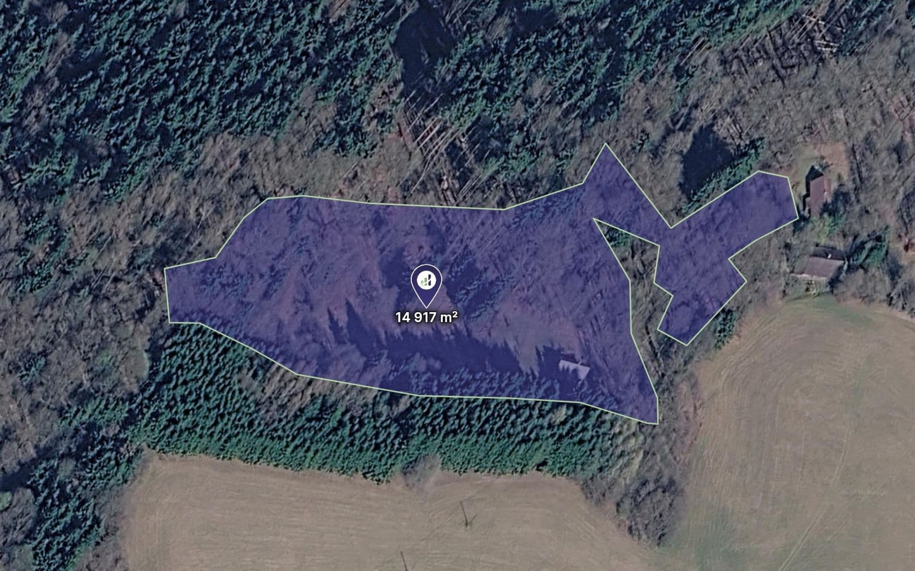 Prodej pozemku 4.972 m²