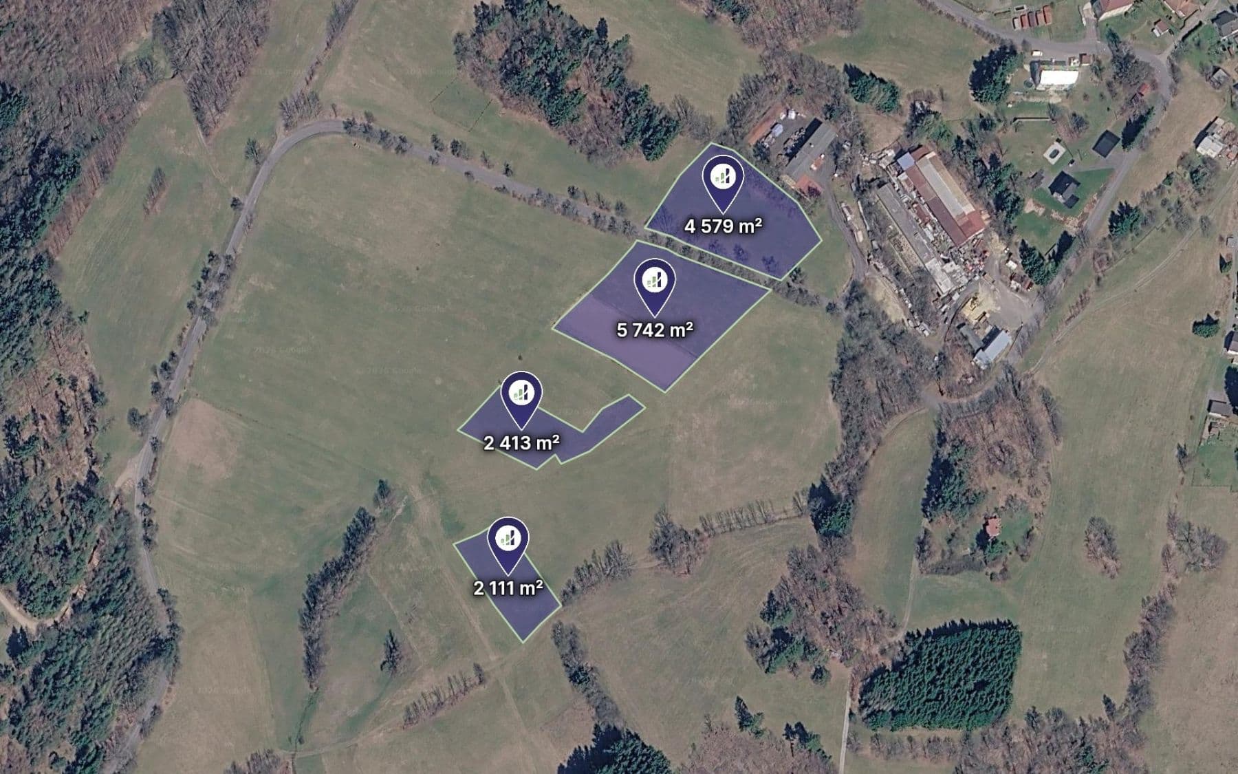 Prodej pozemku 2.474 m²