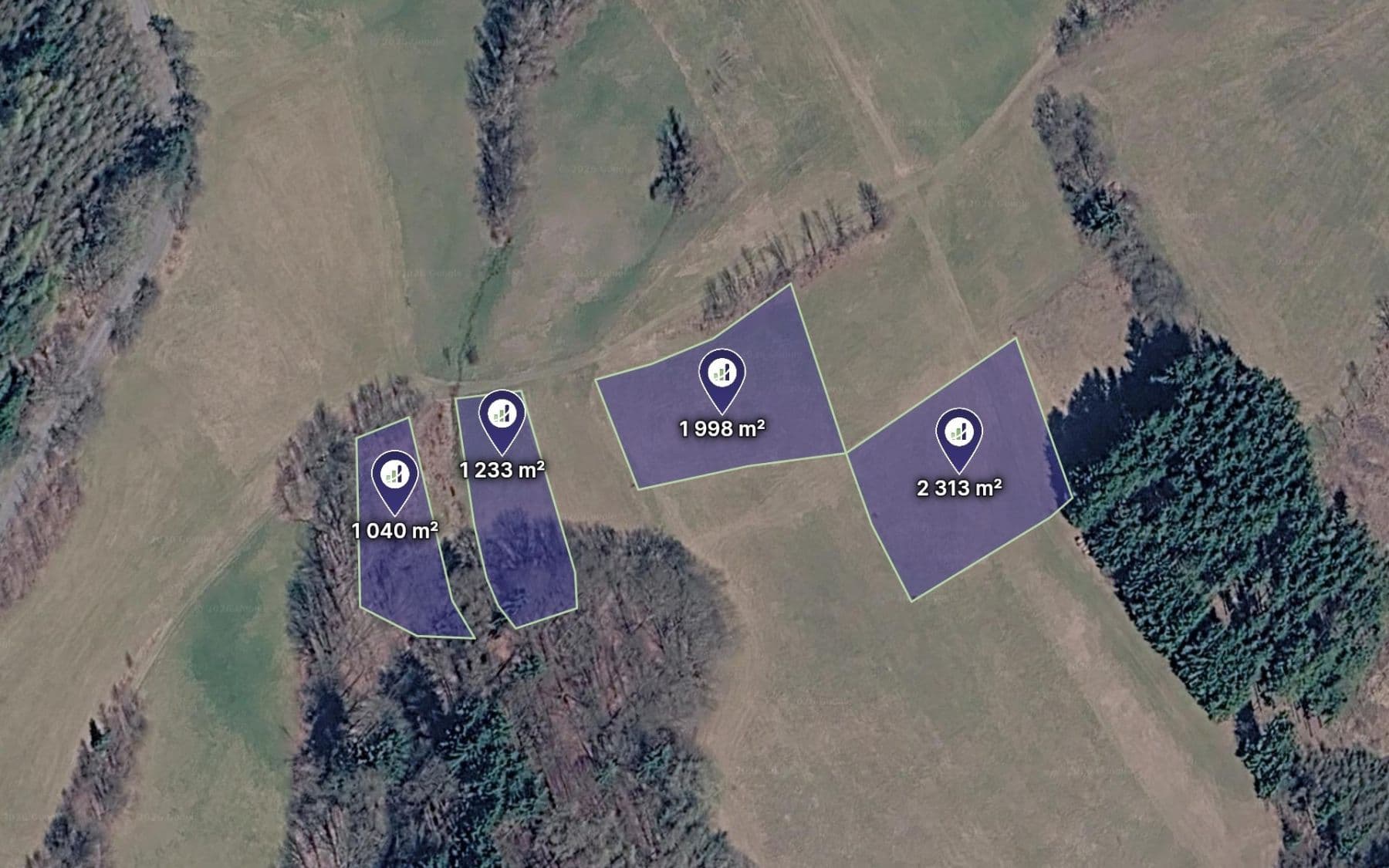 Prodej pozemku 1.097 m²