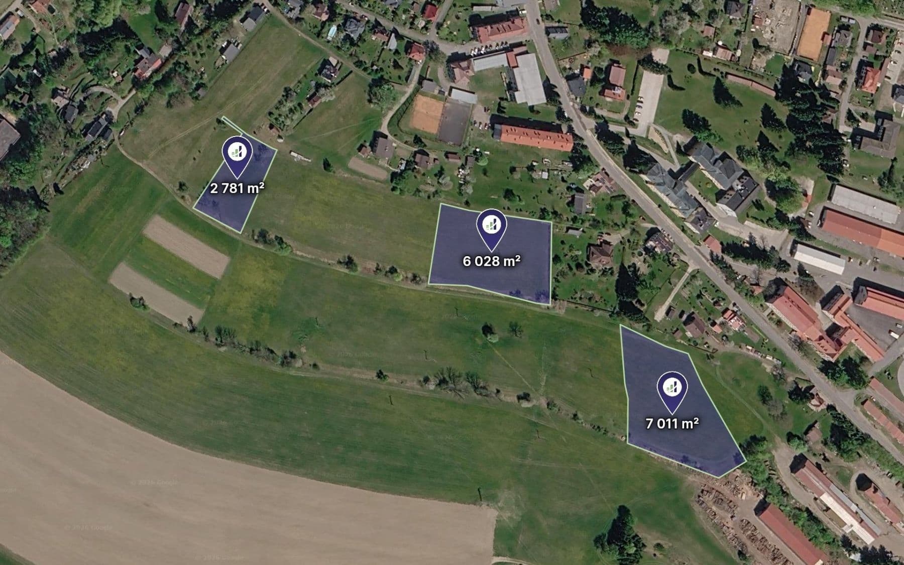 Prodej pozemku 1.717 m²