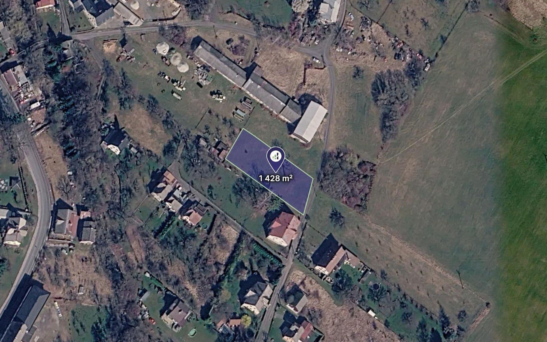 Prodej pozemku 1.428 m²