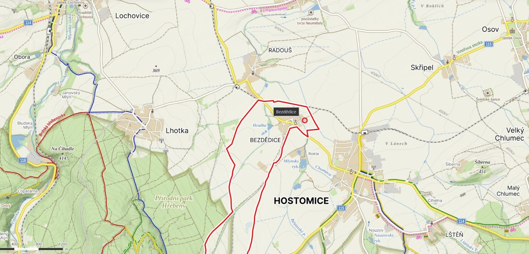 Prodej pozemku 1.582 m²