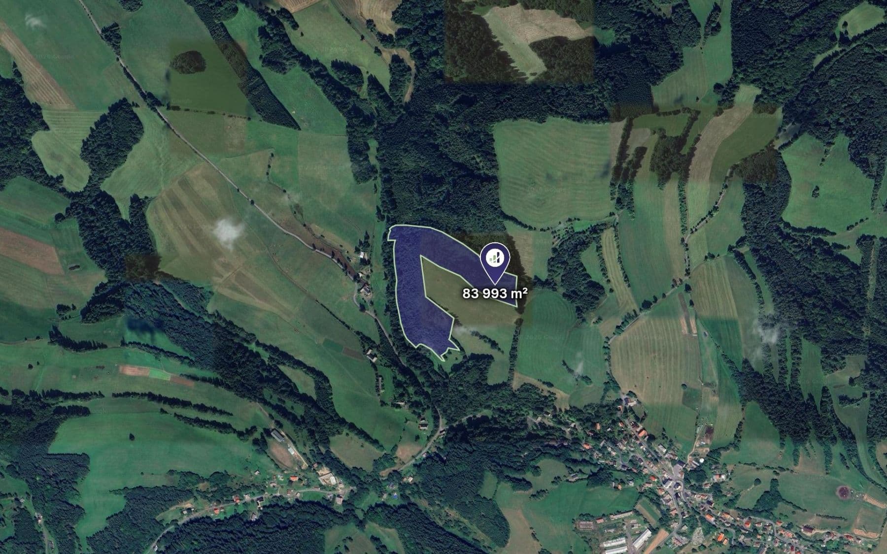 Prodej pozemku 97.502 m²