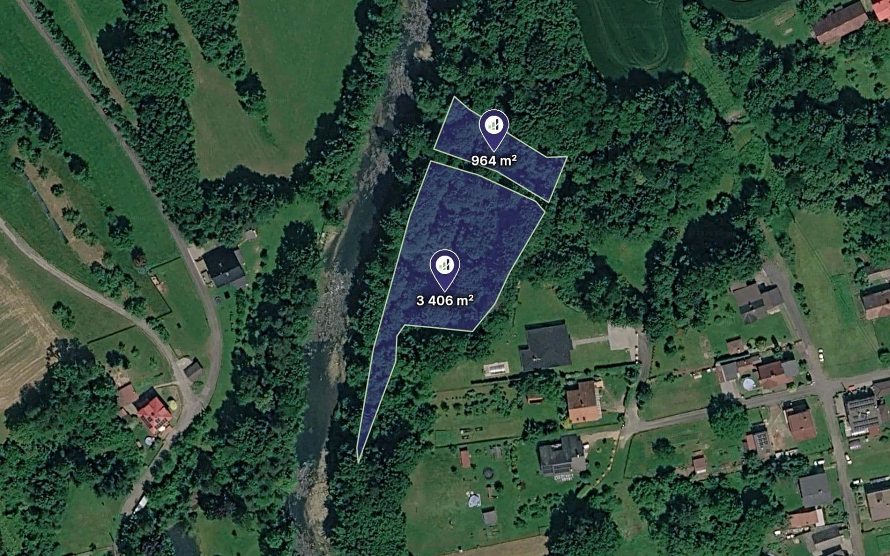 Prodej pozemku 4.370 m²