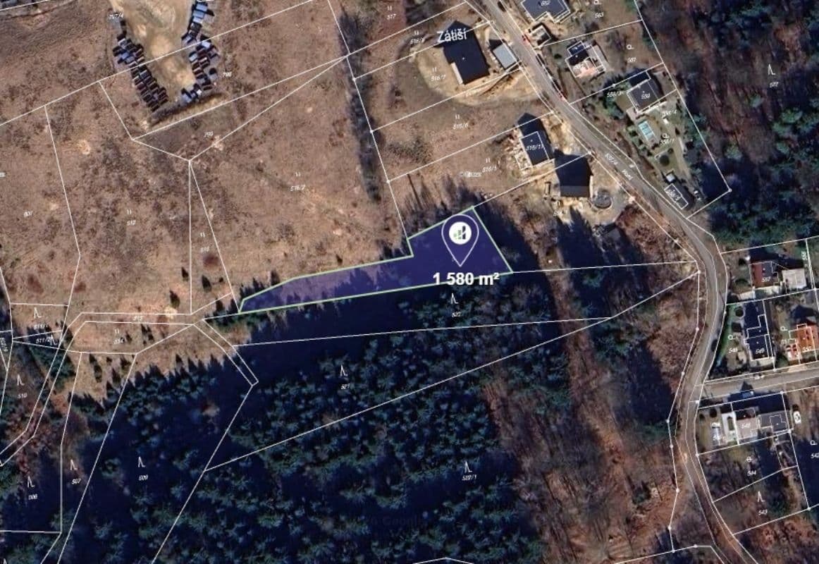 Prodej pozemku 1.580 m²