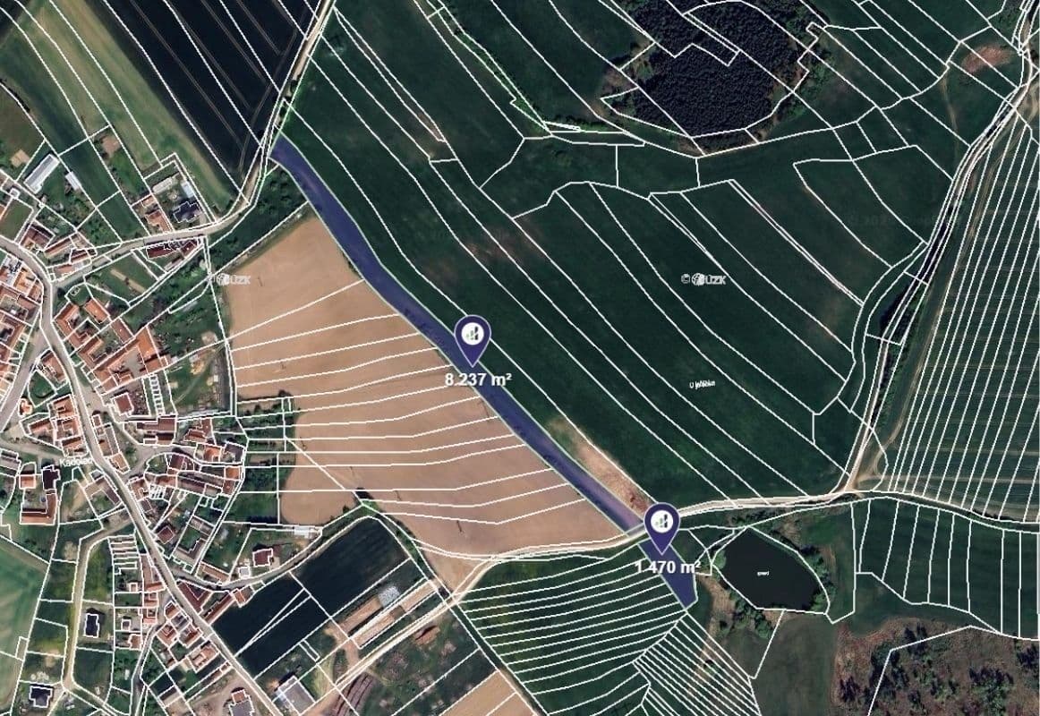Prodej pozemku 9.707 m²