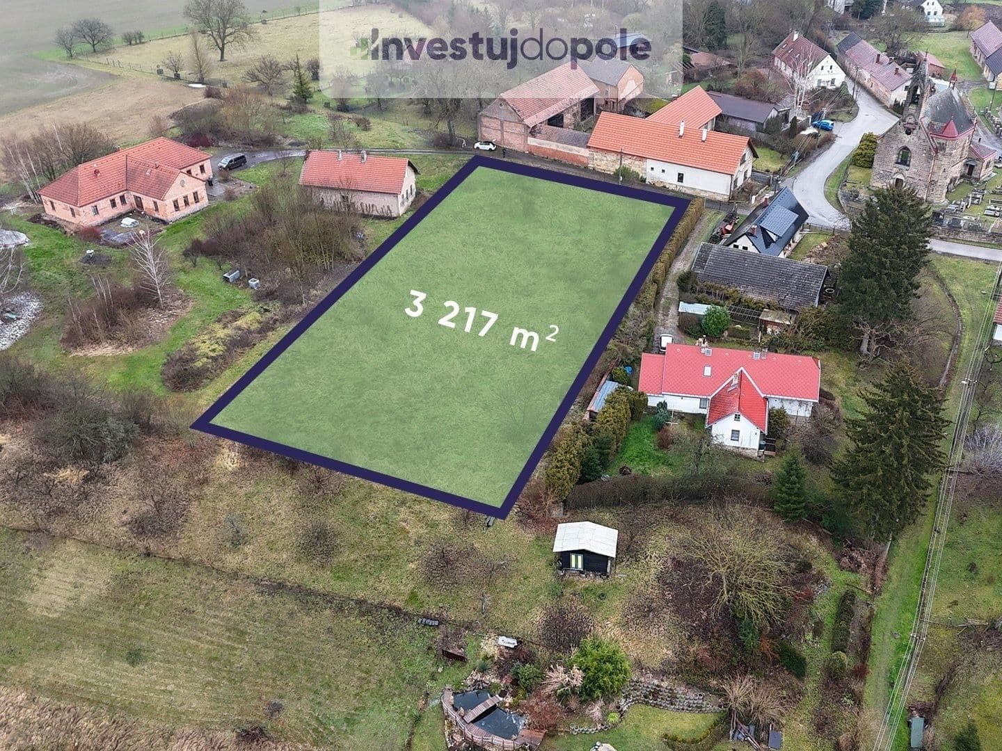 Prodej pozemku 3.217 m²