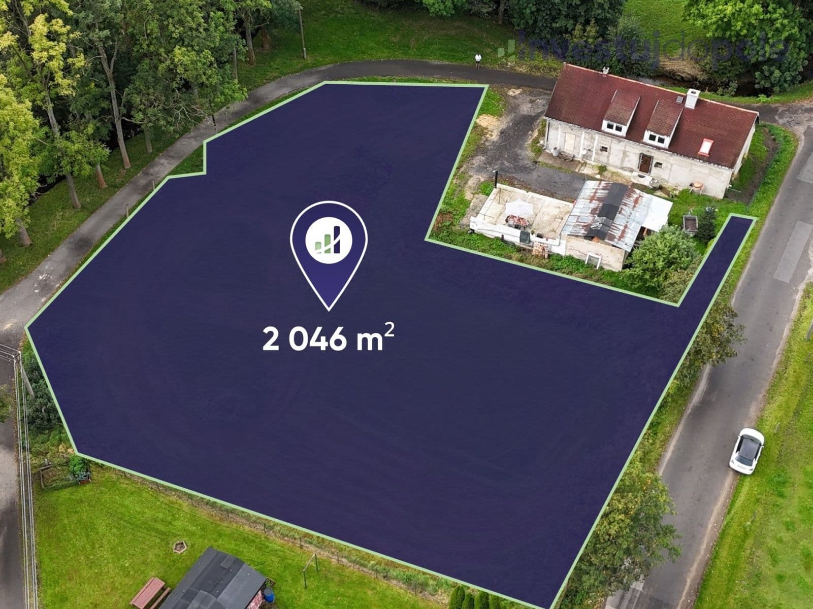 Prodej pozemku 2.046 m²