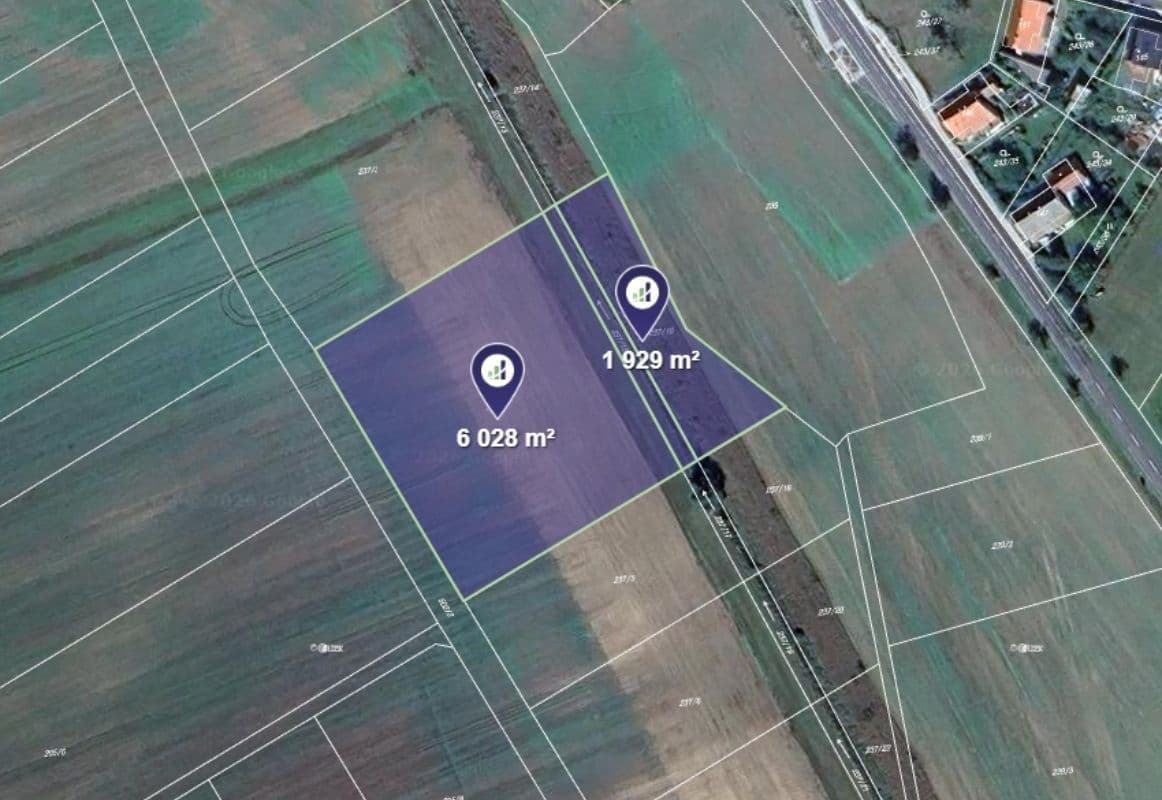 Prodej pozemku 1.825 m²