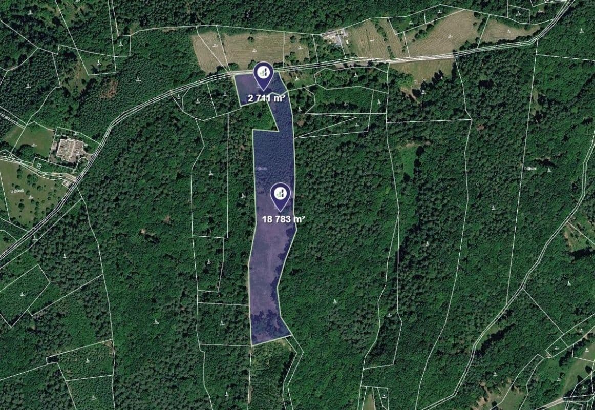 Prodej pozemku 21.494 m²