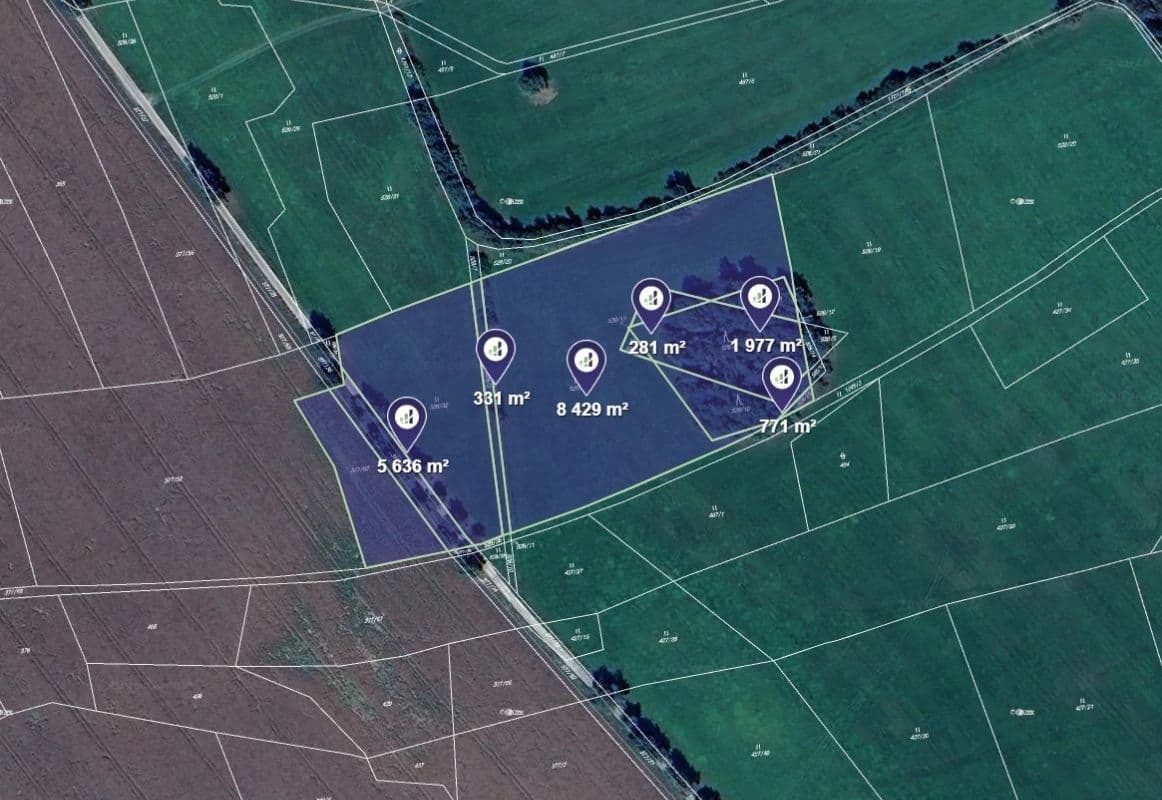 Prodej pozemku 17.425 m²