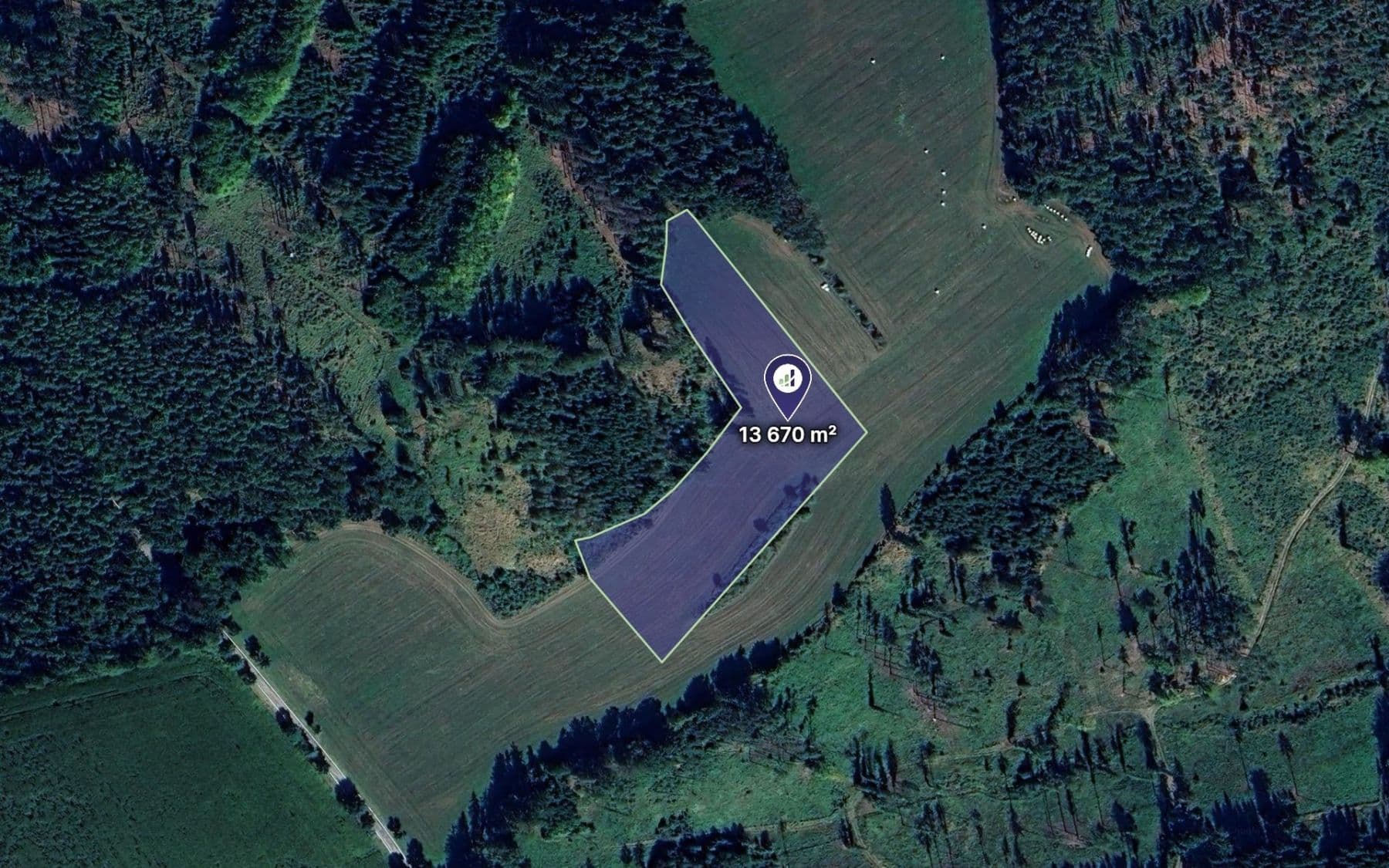 Prodej pozemku 13.670 m²
