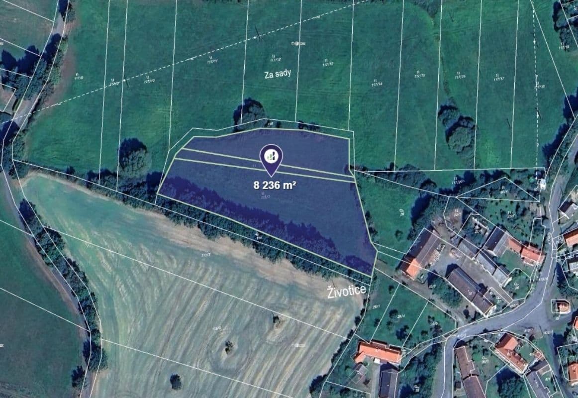 Prodej pozemku 4.118 m²